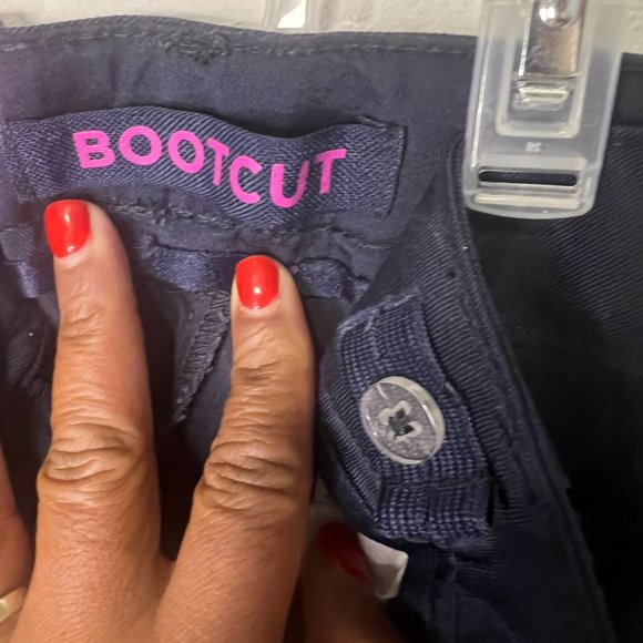 French Toast Navy Bootcut Uniform Pants Girls Size 8 SLIM NWT ADJ Waist - Picture 4 of 7